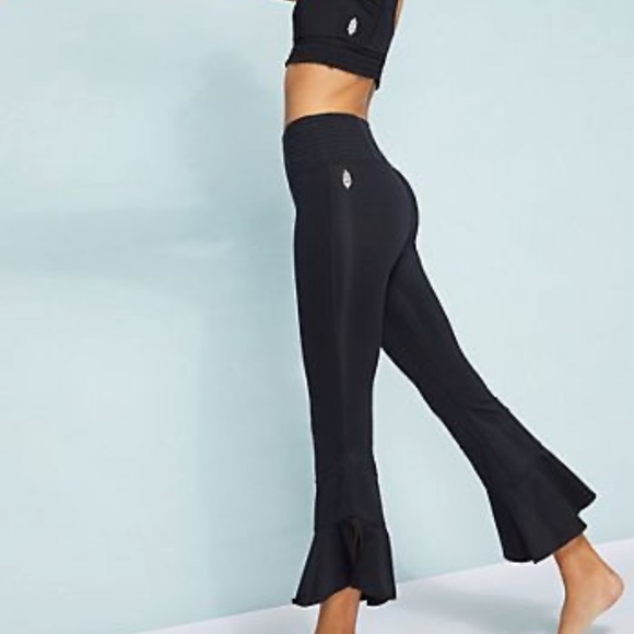 Free People Pants - Free People Movement Black Starlight Pants